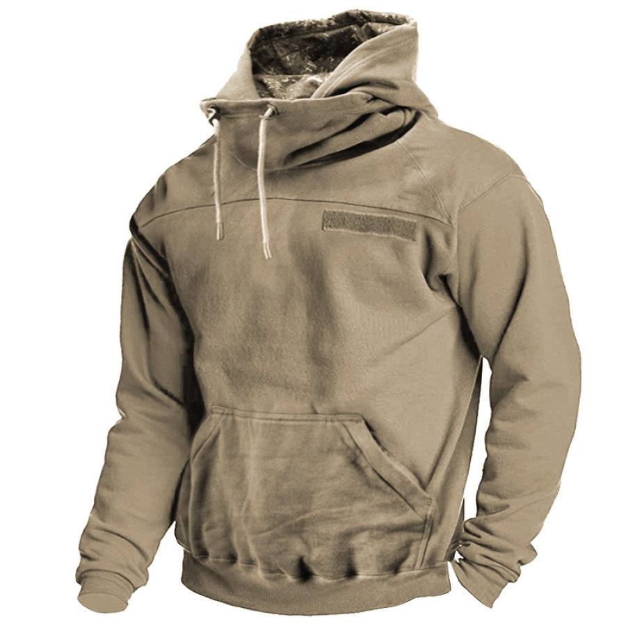 

Men's Vintage Outdoor Training Pocket Tactical Hoodie