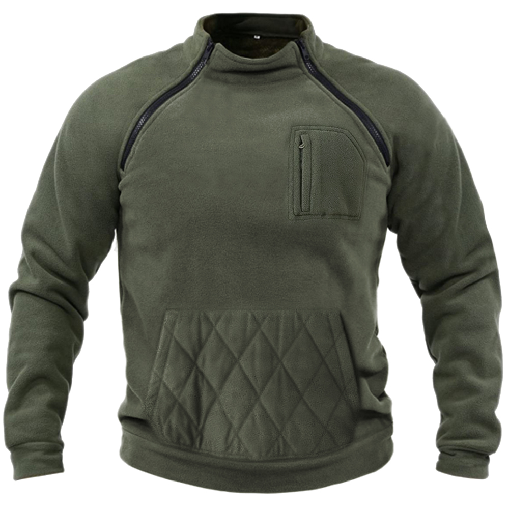 Men's Outdoor Pocket Warm And Breathable Tactical Sweater