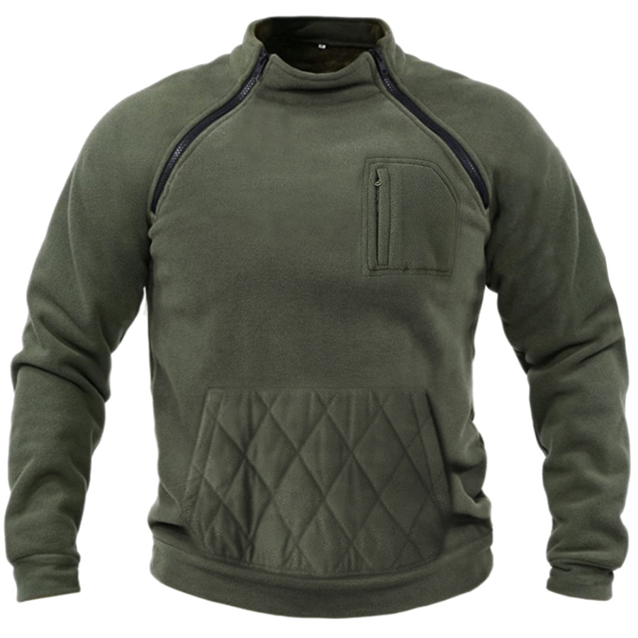 

Men's Outdoor Pocket Warm And Breathable Tactical Sweater