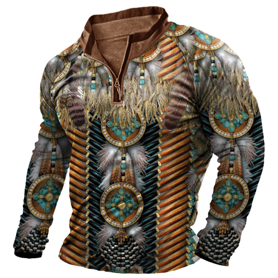 

Men's Casual Outdoor Vintage Henley T-Shirt