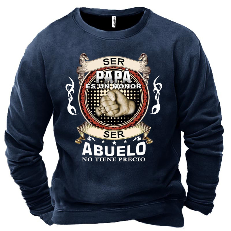 

Being A Father Is An Honor Being A Grandfather Is Priceless Men's Sweatshirt