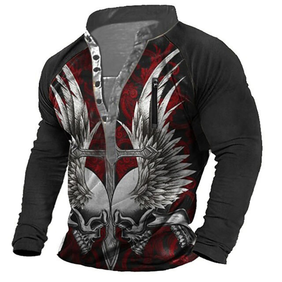 

Men's Outdoor Casual Tactical Long Sleeve Sweater