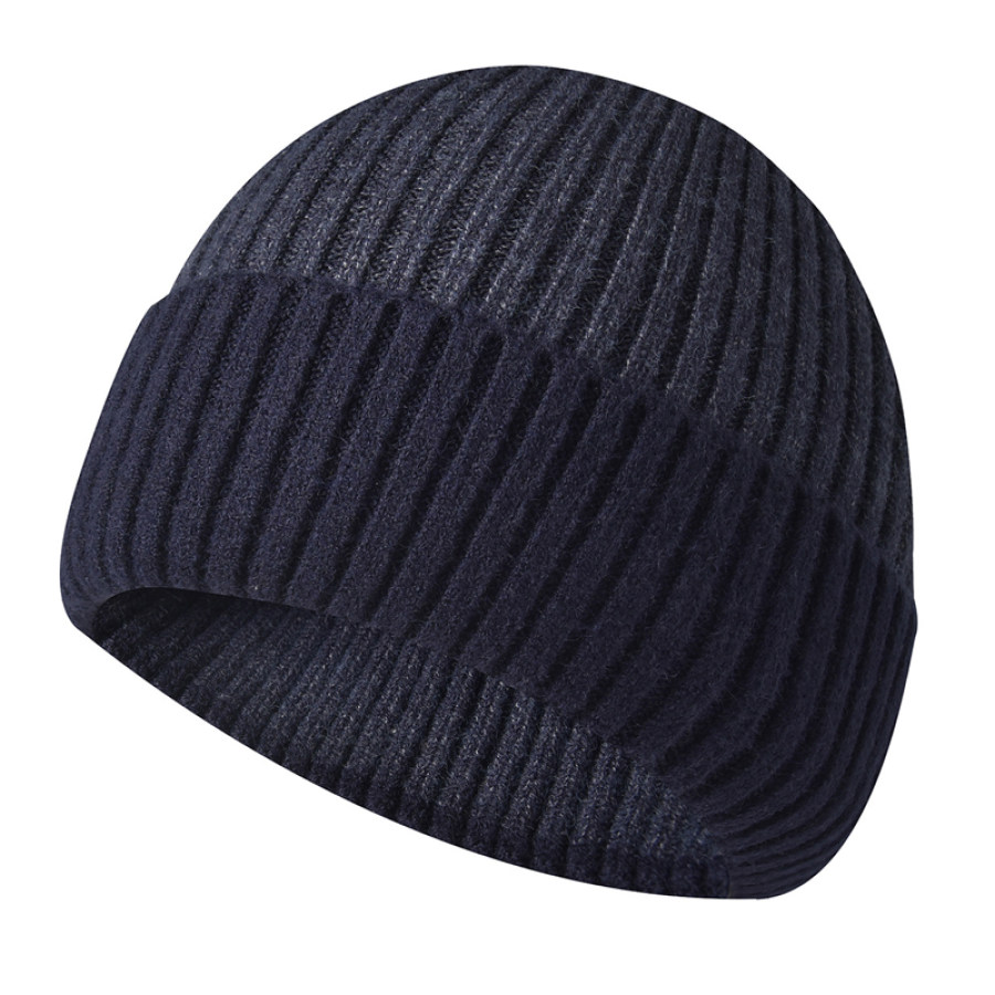 

Rabbit Velvet Core Yarn Warm Rolled Fleece Outdoor Dome Hat