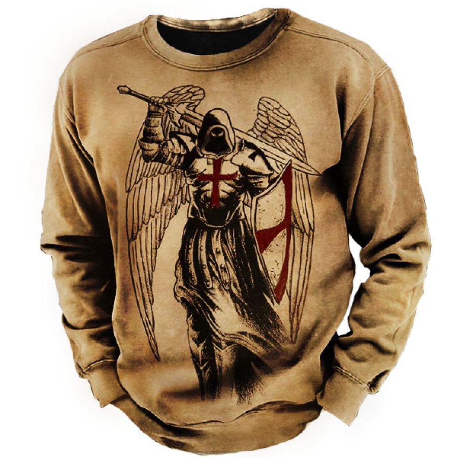 

Men's Outdoor Templar Wings Print Sweatshirt