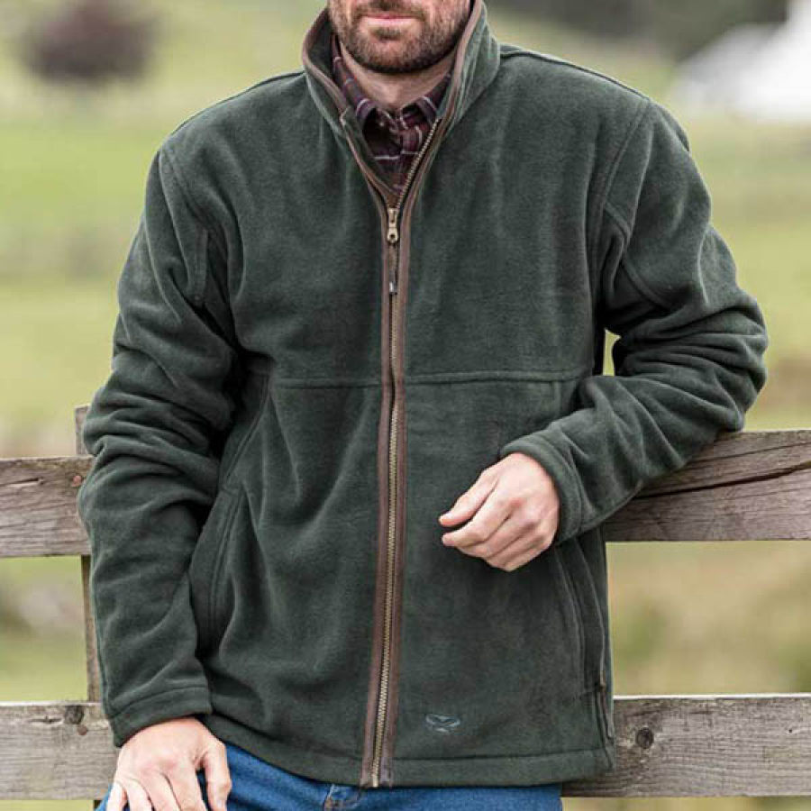 

Men's Outdoor Tactical Zip Fleece Thermal Shirt Jacket