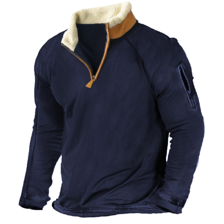 

Men's Outdoor Casual Tactical Long Sleeve Sweater