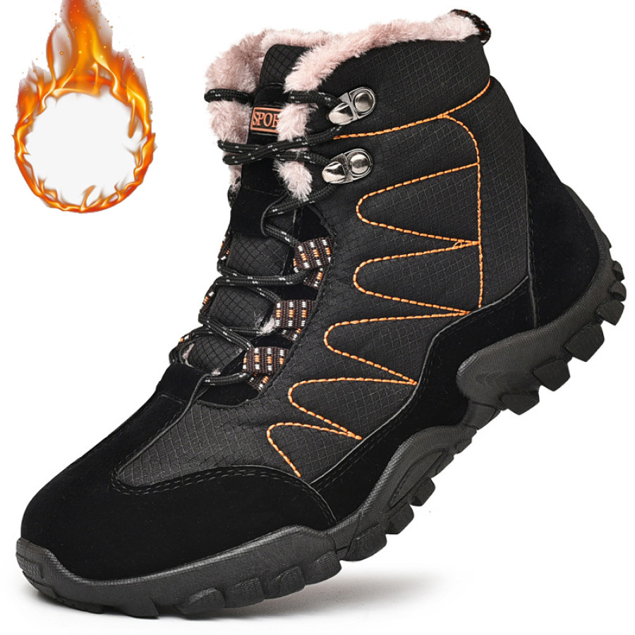 Men's Fleece Warm High Top Snow Boots