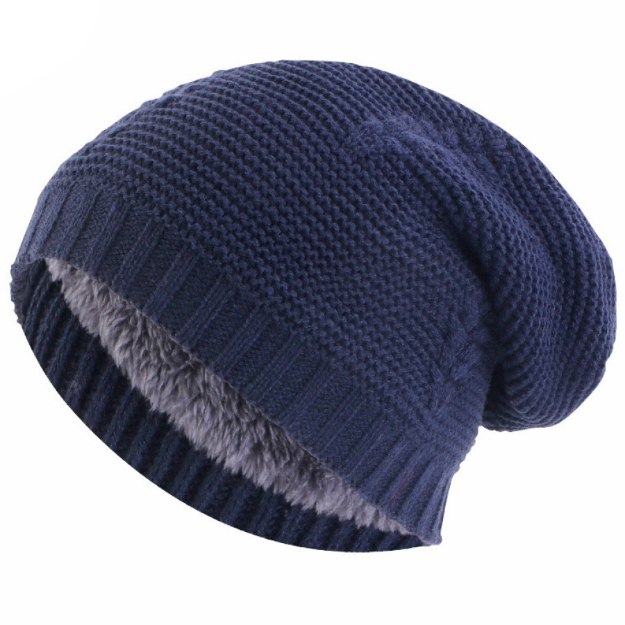 

Men's Casual Warm Cashmere Twist Sweater Hat