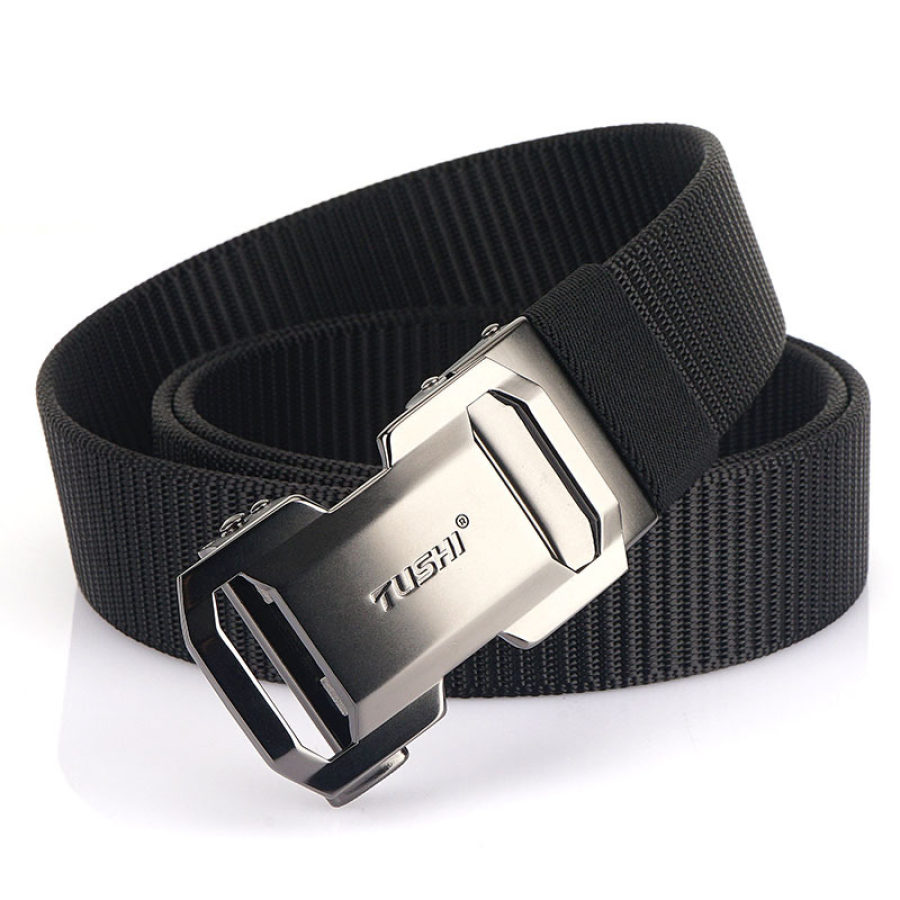 

Ceinture Tressée En Nylon à Boucle Automatique Pour Loisirs De Plein Air Pour Hommes