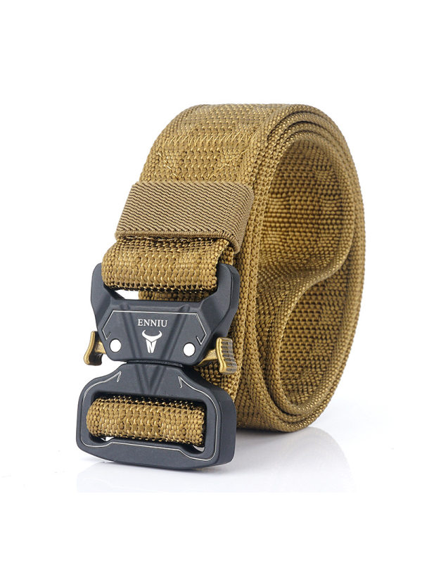 Men's Outdoor Quick Release Nylon Tactical Belt