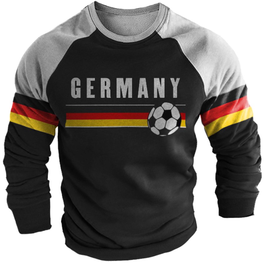 

Men's German Flag World Cup Crew Neck Sweatshirt