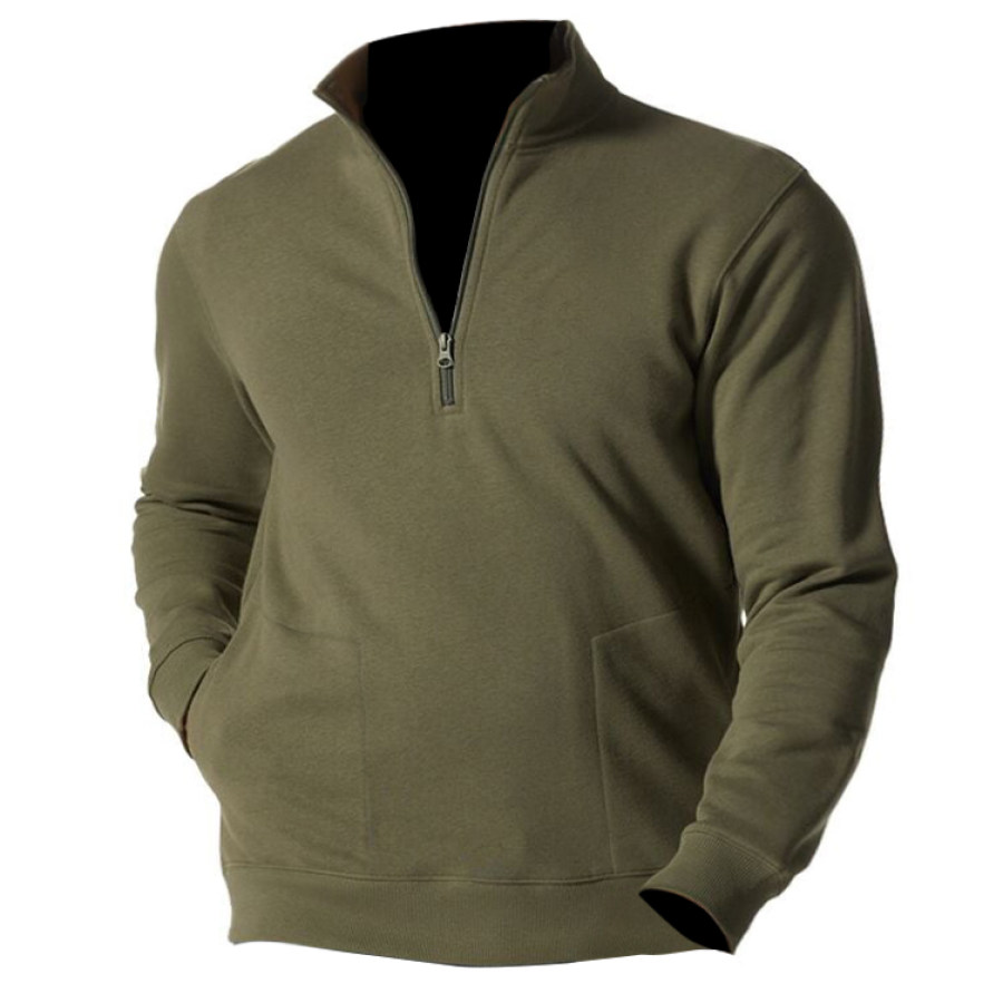 

Men's Outdoor Warm Zip Sweatshirt