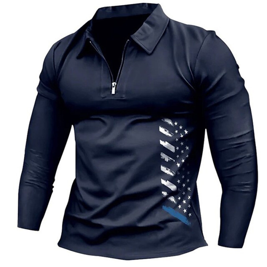 

Men's Outdoor Casual Tactical Long Sleeve Sweater