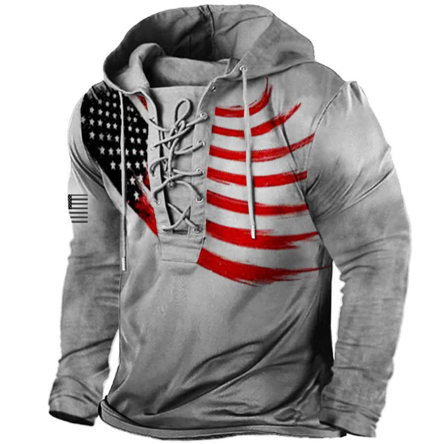 

Men's American Team Soccer Hooded Shirt