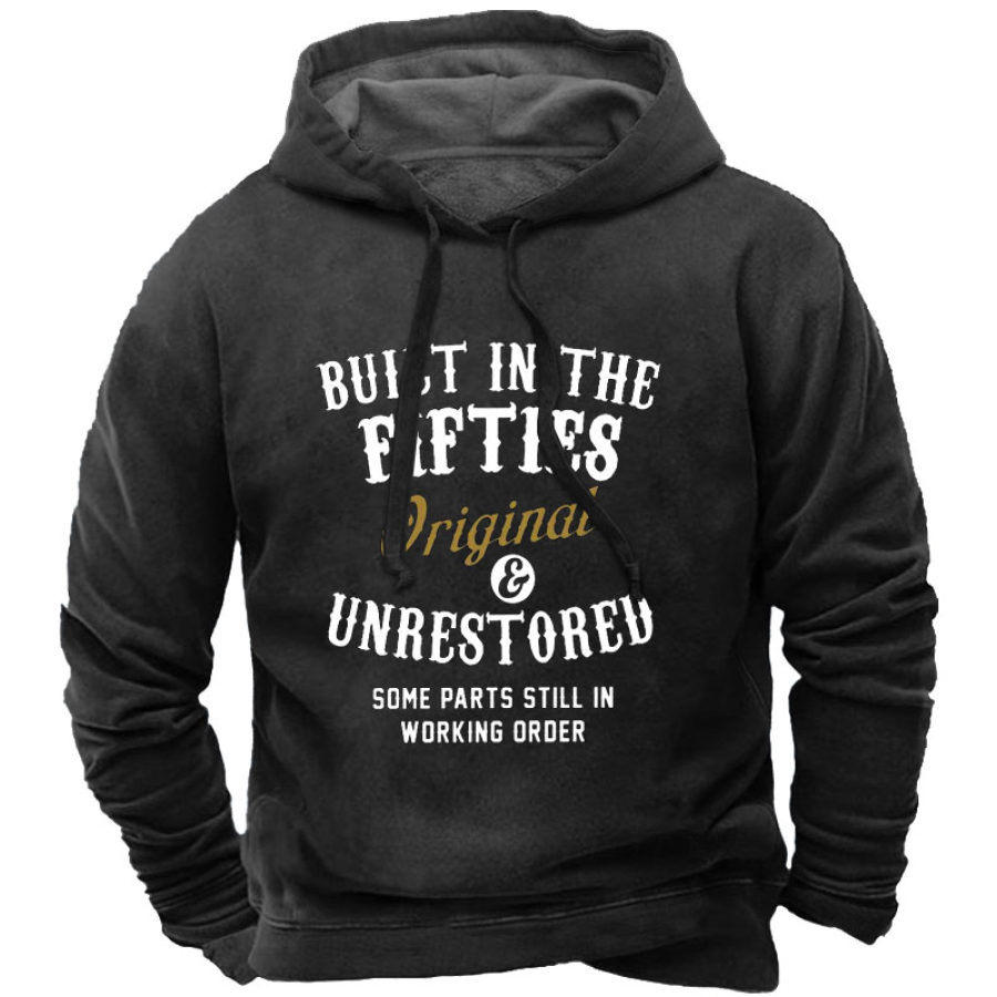 

Built In The Fifties Original Unrestored Some Parts Still In Working Order Men's Hoodie