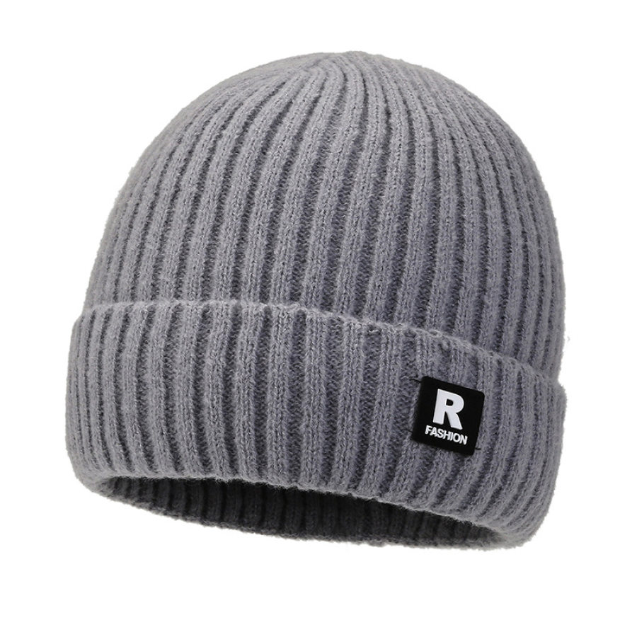 

Men's And Women's Autumn And Winter Thickened Warm Ear Protection Knitted Hat