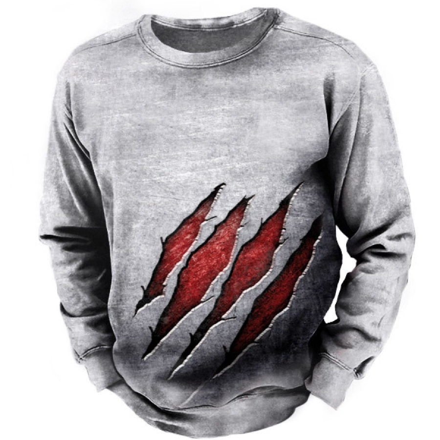 

Men's Outdoor Scratch Print Sweatshirt