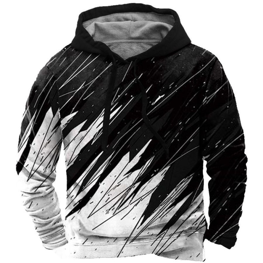 

Men's Gradient Graffiti Hoodie