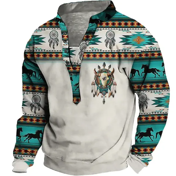 Men's Outdoor Casual Tactical Long Sleeve Sweater - Cotosen.com