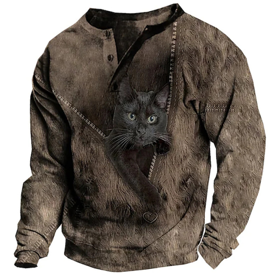 

Men's Outdoor Casual Tactical Long Sleeve Sweater