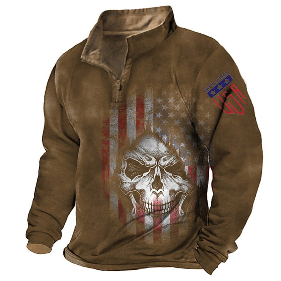 

Men's Outdoor Casual Tactical Long Sleeve Sweater