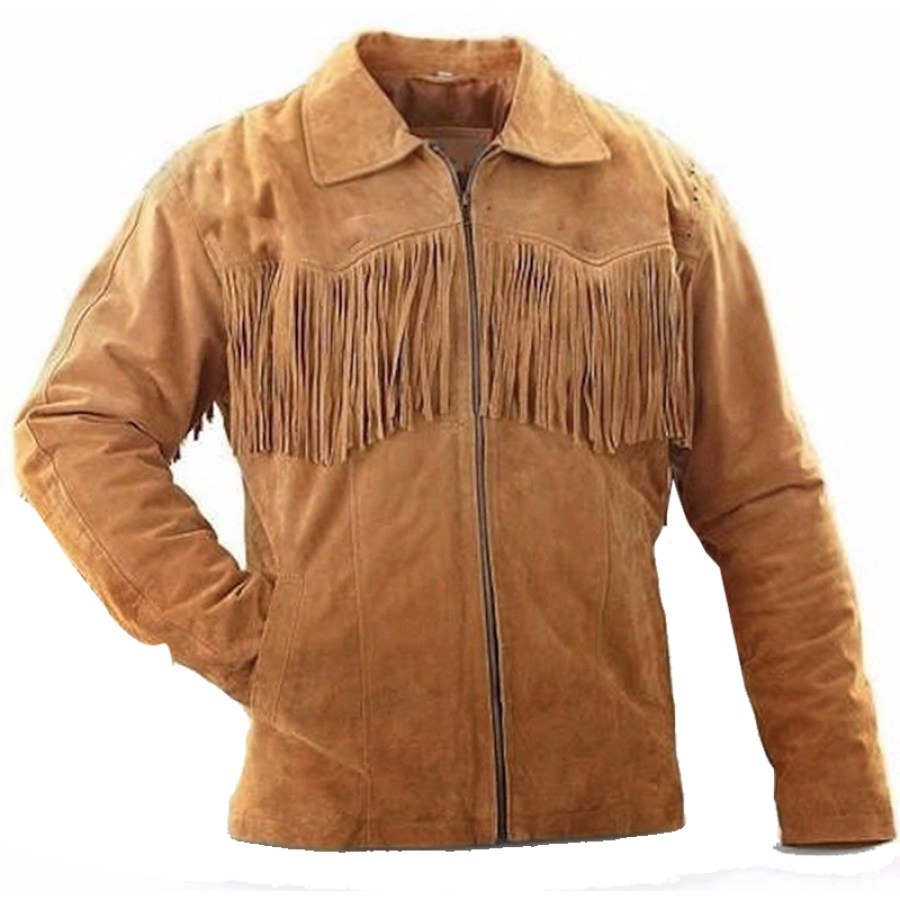 

Men's Vintage Pocket Tactical Zip-Up Jacket