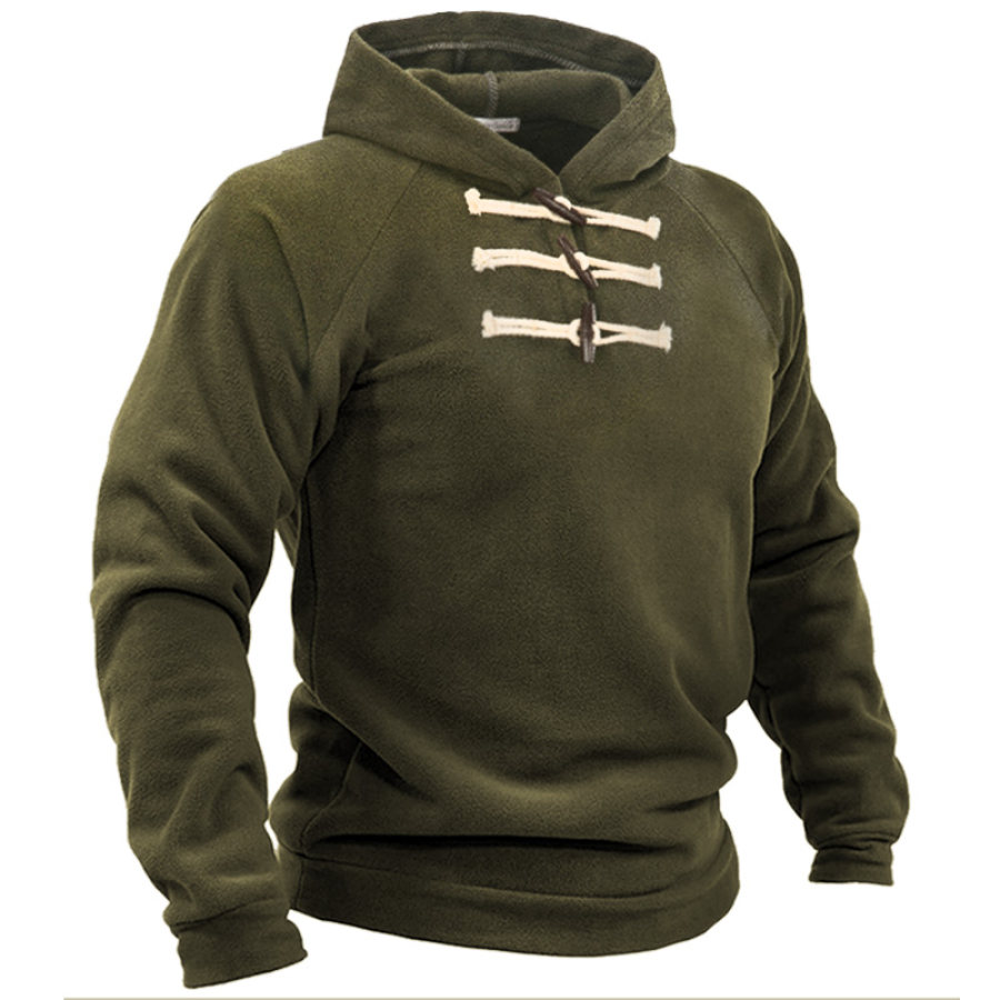 

Men's Outdoor Fleece Thermal Tactical Hoodie