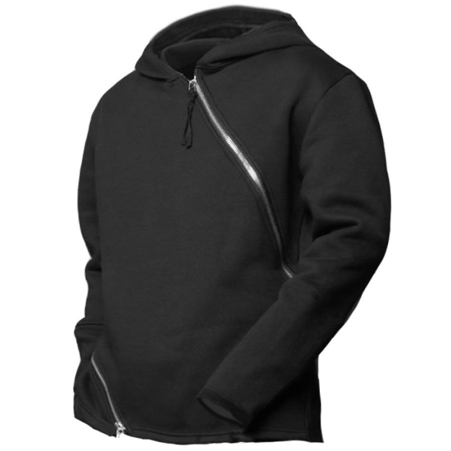 

Men's Vintage Warm Full Zip Hoodie