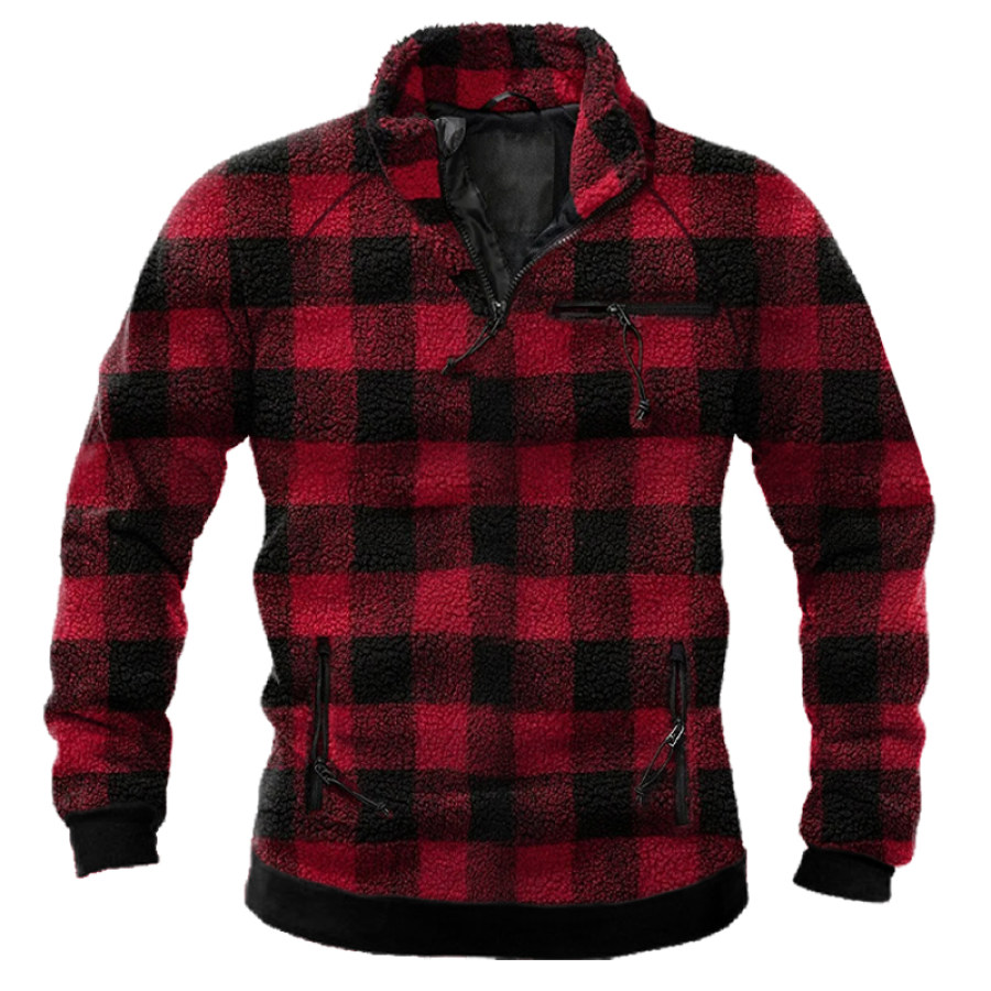 

Men's Outdoor Casual Tactical Long Sleeve Sweater