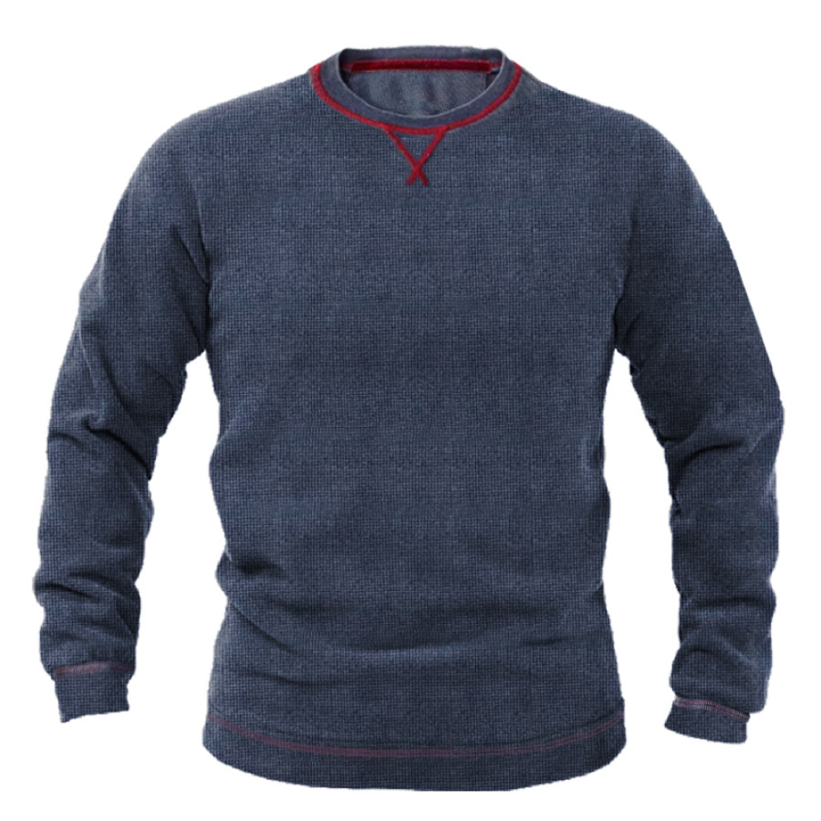 

Men's Outdoor Casual Tactical Long Sleeve Sweater