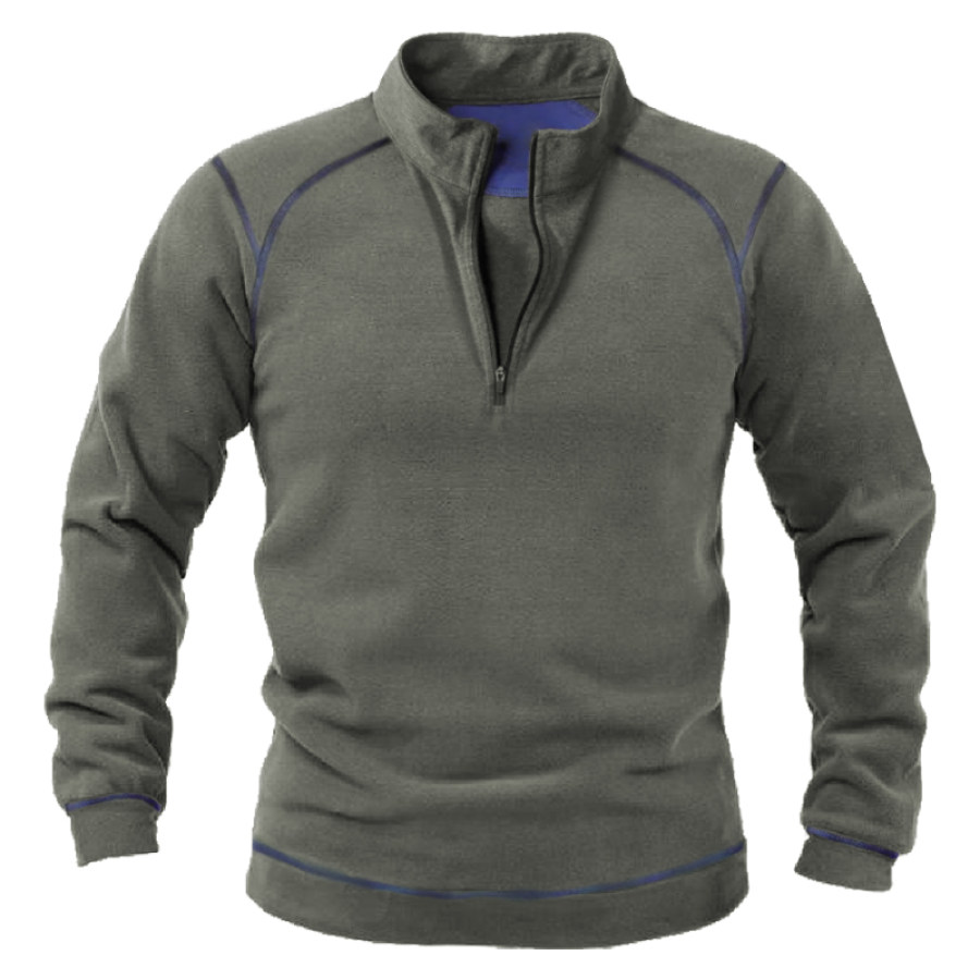 

Men's Outdoor Casual Tactical Long Sleeve Sweater