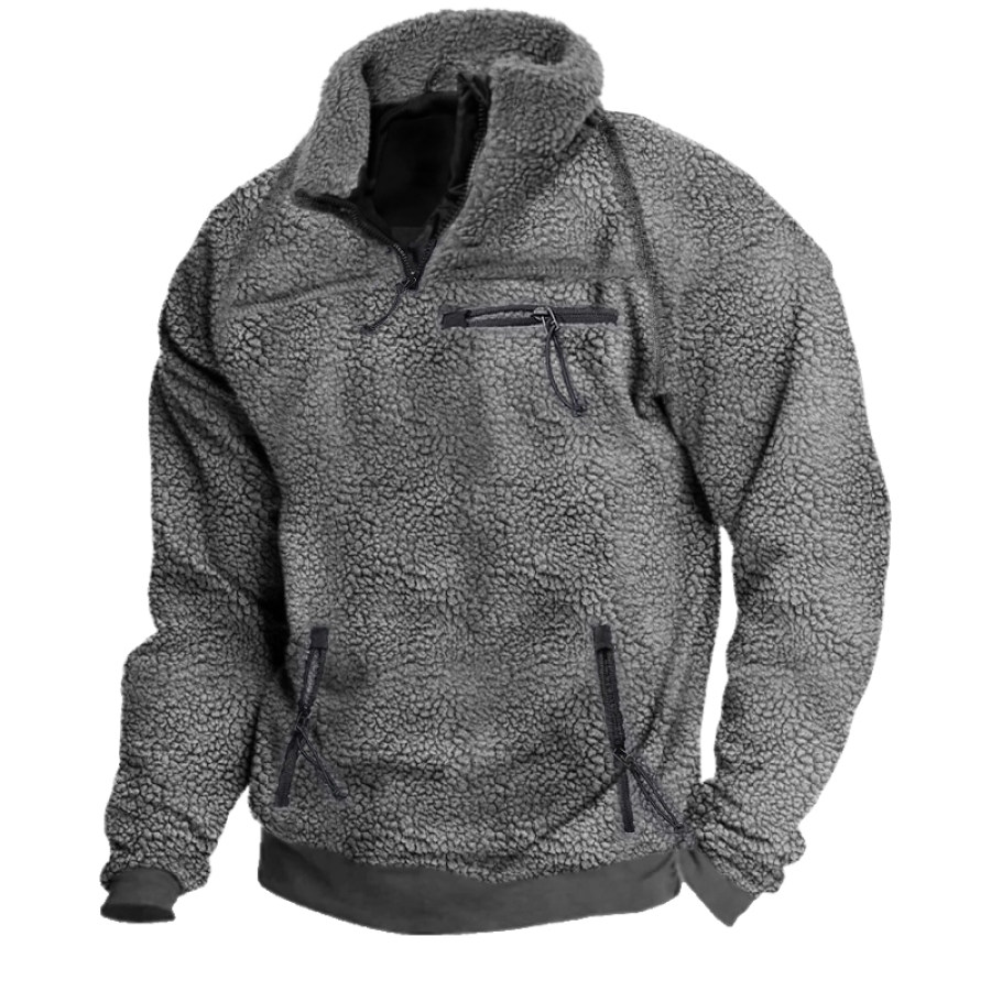 

Men's Outdoor Casual Tactical Long Sleeve Sweater