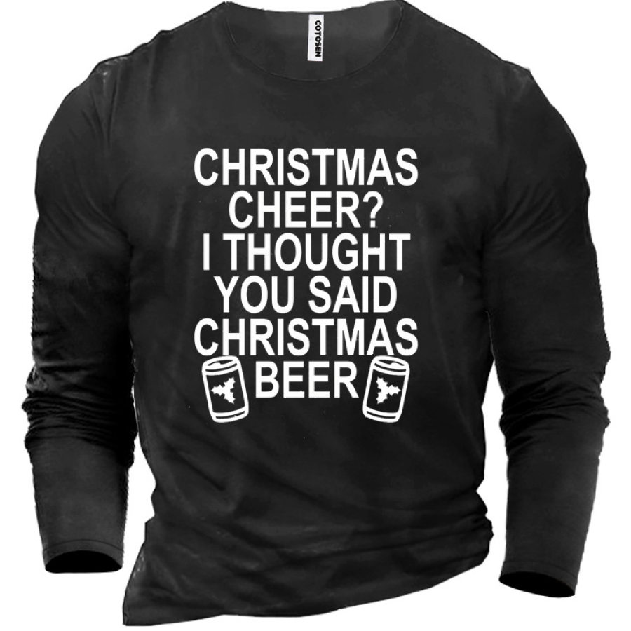 

Christmas Men's Cotton T-Shirt