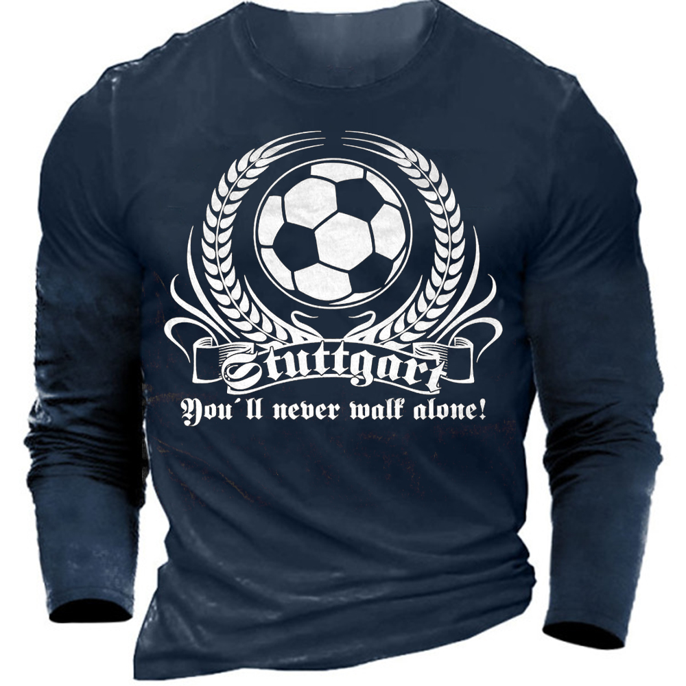 Men's 2022 World Cup Chic Soccer Cotton T-shirt