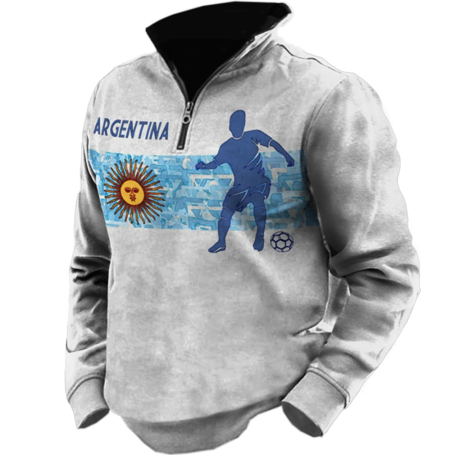 

Men's 2022 World Cup Argentina Soccer Sweater