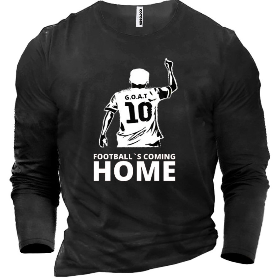 

GOAT Footballs Coming Home Men's Cotton T-Shirt