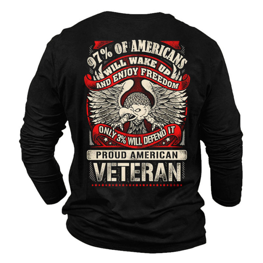 

Men's Veteran 97% Of American T-Shirt