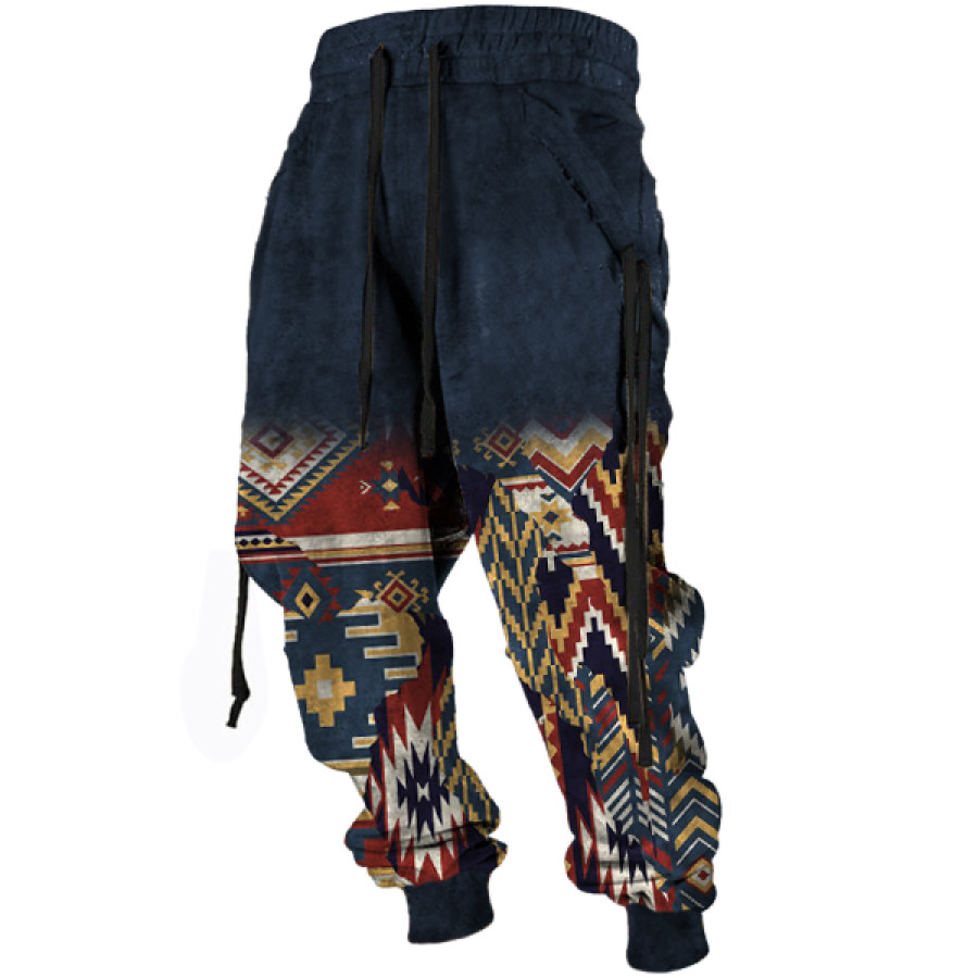

Men's Outdoor Tribal Aboriginal Element Printed Sweatpants