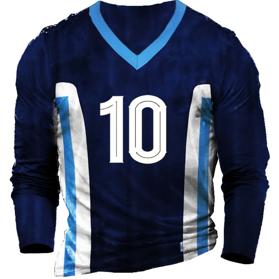 

Men's 10 Jersey Long Sleeve T-Shirt