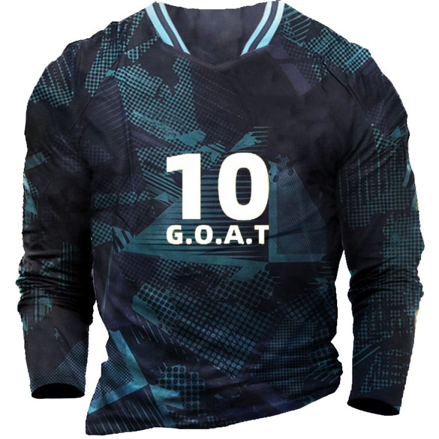 

Men's 10 Jersey Long Sleeve T-Shirt