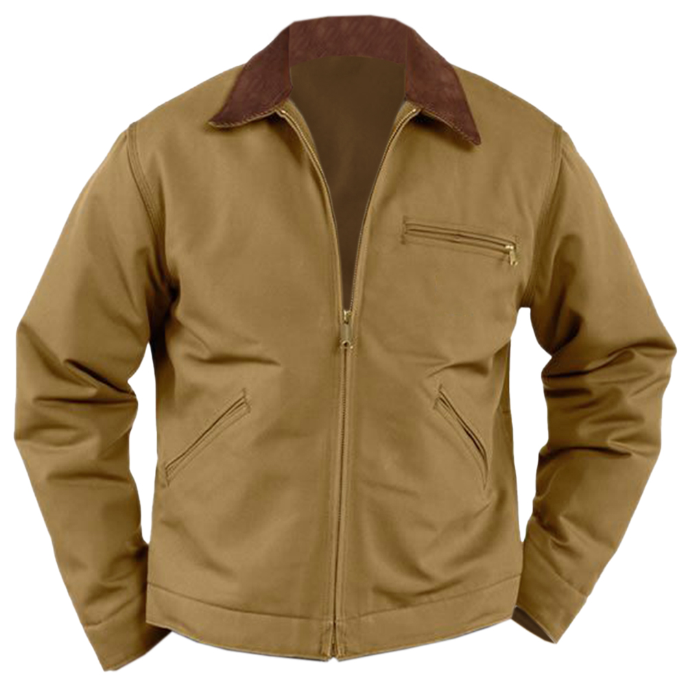 Men's Outdoor Tactical Pocket Casual Full Open Jacket - Kalesafe.com