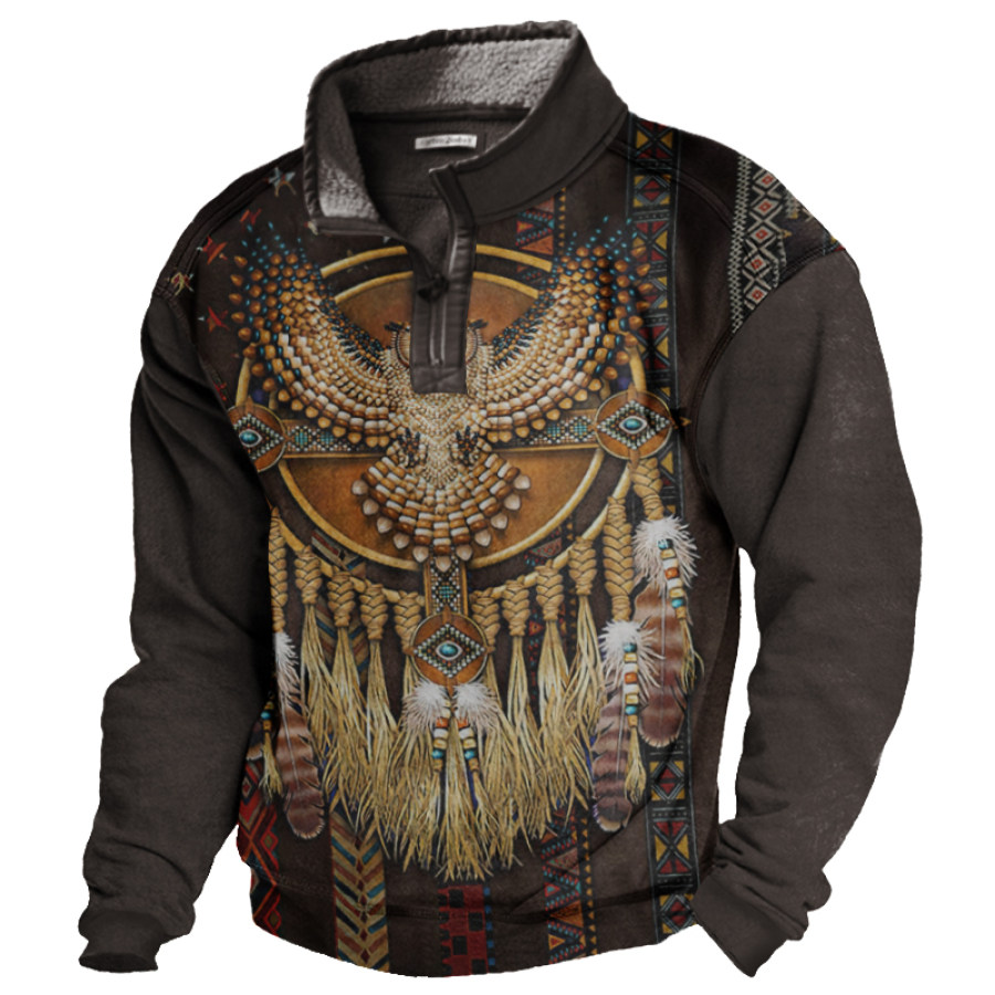 

Men's Vintage Print Sweatshirt