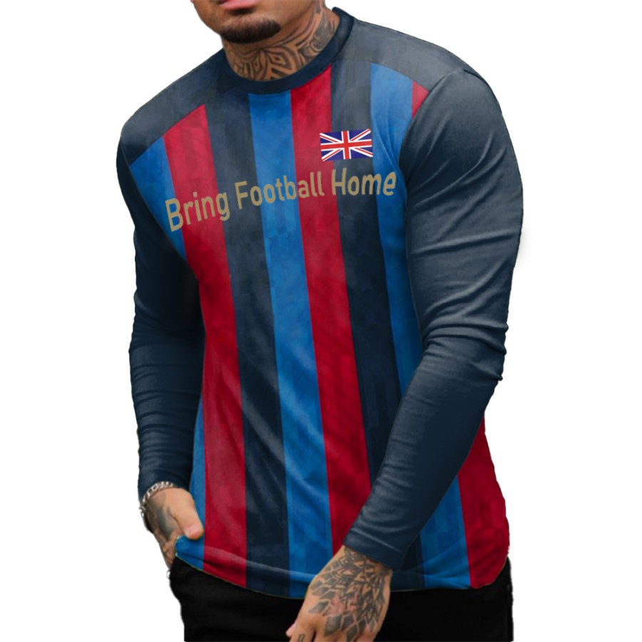 

Men's 2022 World Cup British Flag Print Soccer T-Shirt