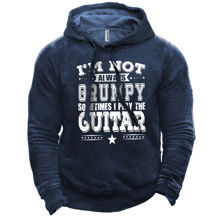 

Men's I'm Not Always Grumpy Sometimes I Play The Guitar Hoodie