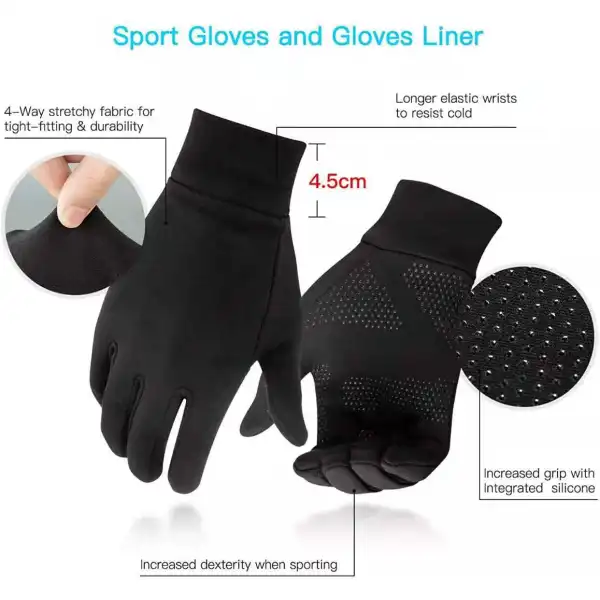 Men's Outdoor Sports Non-Slip Touch Screen Gloves - Honeylop.chimpone.com 
