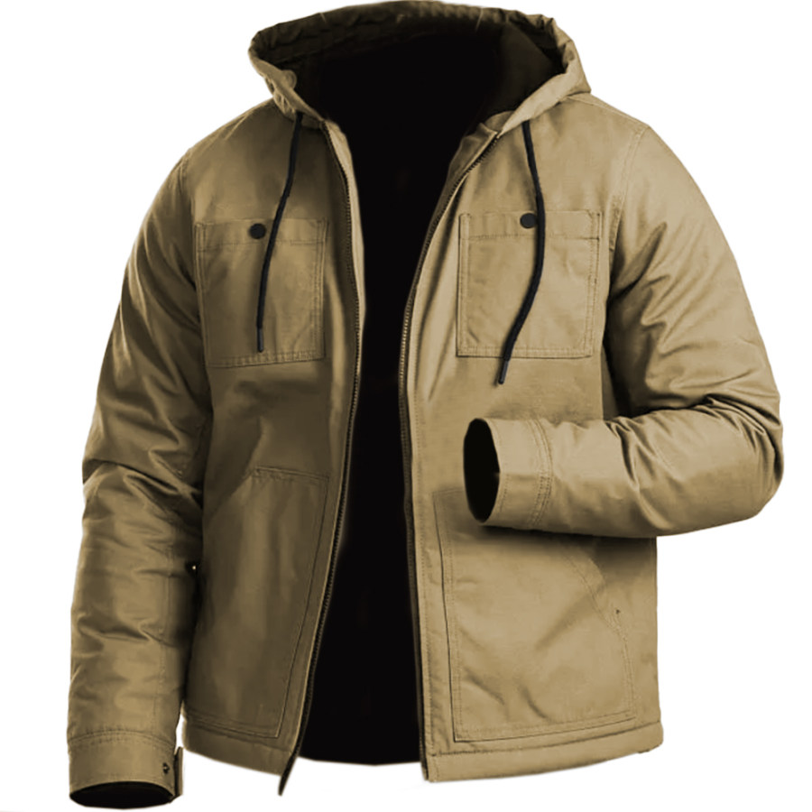 

Men's Outdoor Tactical Pocket Casual Hooded Jacket