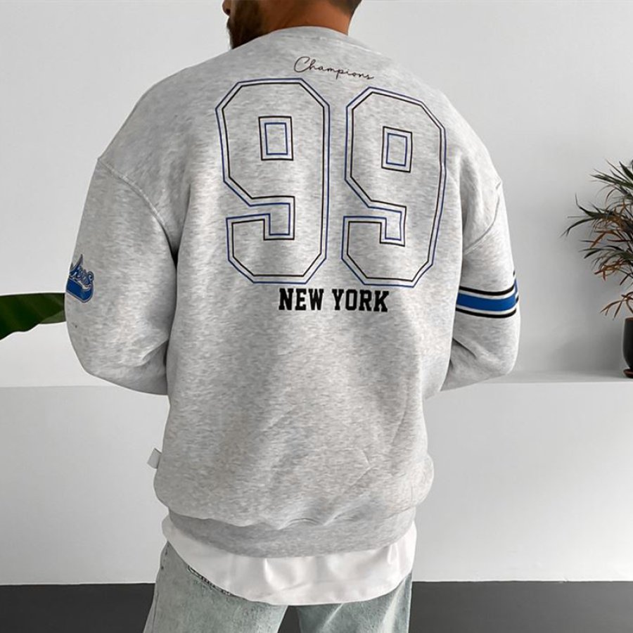 

'NEW YORK' Print Fashion Casual Sweatshirt