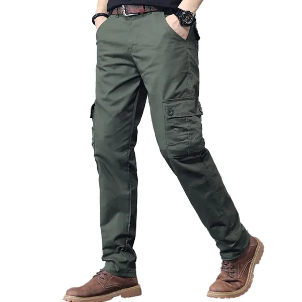 Men's Outdoor Tactical Multi-Pocket Cargo Pants - Livemior.com