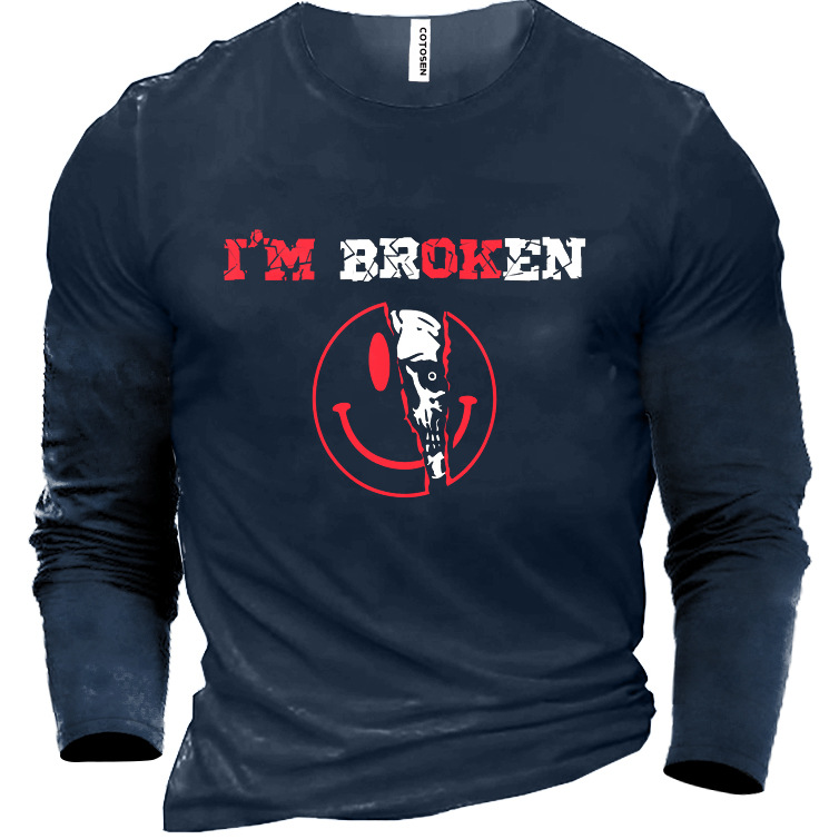I'm Broken Men's Cotton Chic Shirt