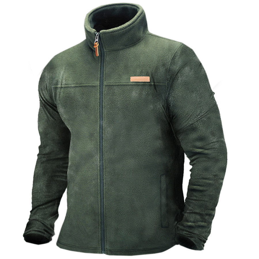 

Men's Outdoor Fleece Warm Casual Cardigan Jacket